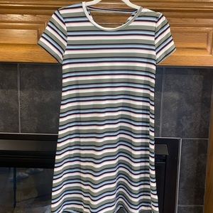 Striped Shift Dress